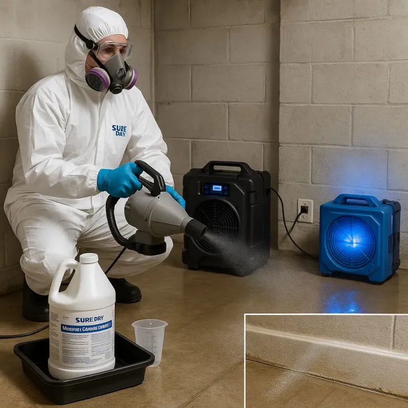 Sanitization and Odor Removal process in Hanover, IN